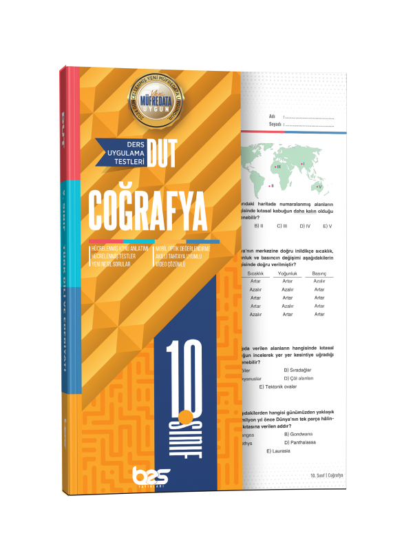 BES DUT 10.SINIF UYGULAMA TESTİ COĞRAFYA - 2025-26